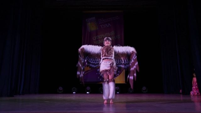 Милана Прокопюк Шоу Ориенталь Сокол Небесная птица на Лиге Профессионалов восточного танца в Туле