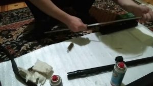 Ружьё МР-155. Чистка и смазка.