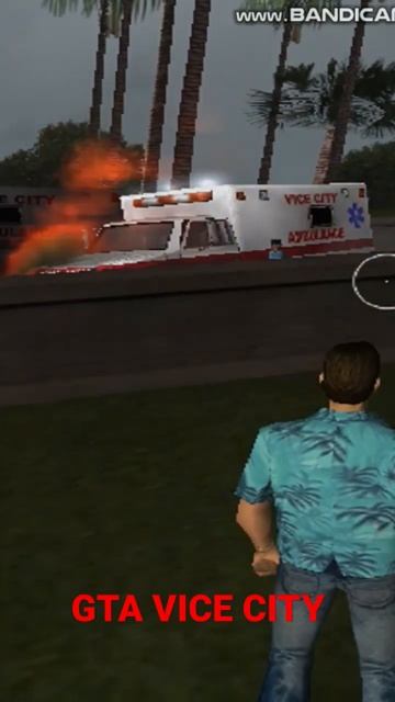 GTA VICE CITY AMBULANCE BLAST #shorts #gta5