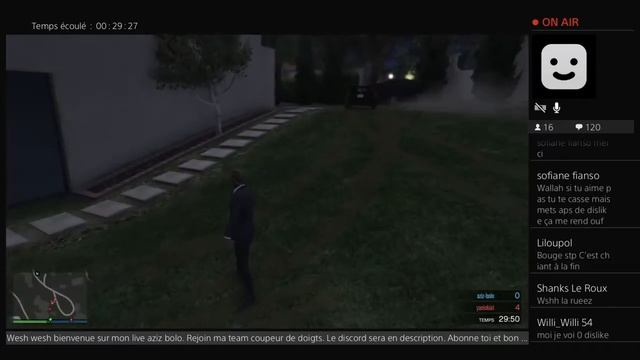 LIVE GTA5 RP PS4 Los Santos City RP. #57 Bis/ Toujours En Cavale