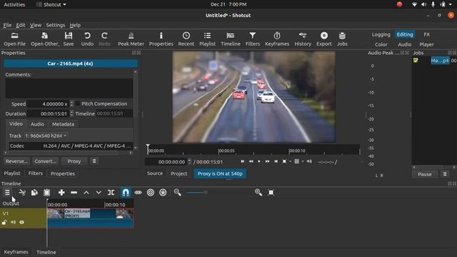 Shotcut Speed Up Video | Timelapse Effect In Shotcut