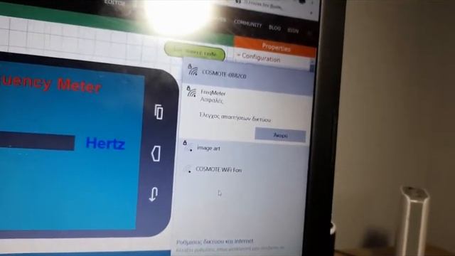 WiFi frequency counter using ESP8266 and REMOTEXY software смотреть онлайн
