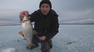 Рыбалка в апреле на озере Арахлей. Забайкальский край.