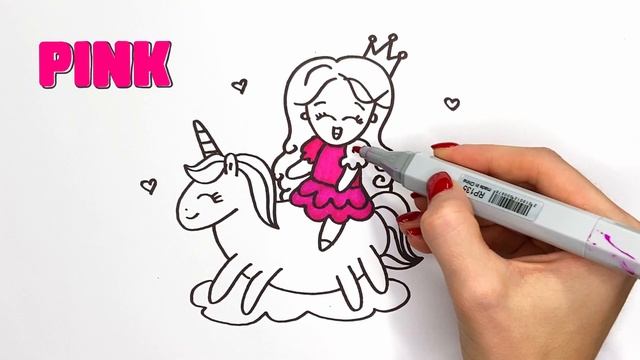 Drawing a pegas for kids / Bolalar uchun pegas chizish смотреть онлайн