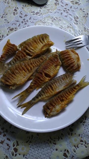 Жареная речная рыба без косточек 🐟🌀😋👍