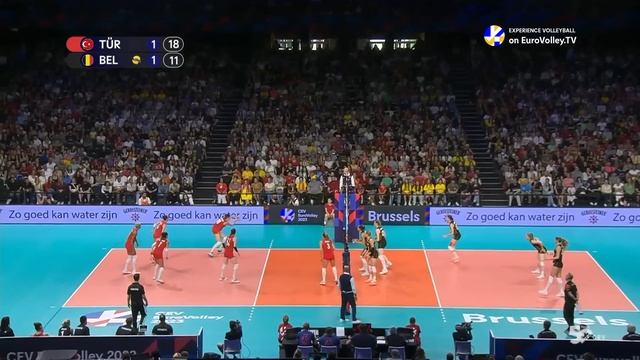 Türkiye vs. Belgium I Match Highlights 1/8 Finals I CEV EuroVolley 2023 Women смотреть онлайн