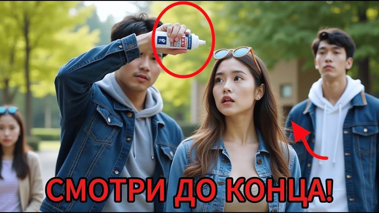 Хулиган ВЫЛИЛ КЛЕЙ НА ЕЁ ВОЛОСЫ… ЧТО БЫЛО ДАЛЬШЕ？ 🤯