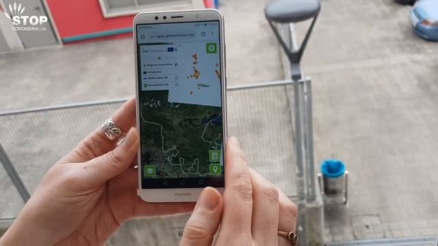 Tutorial Alerta Plumeros Para Móvil - Herramienta De Localización De LIFE Stop Cortaderia