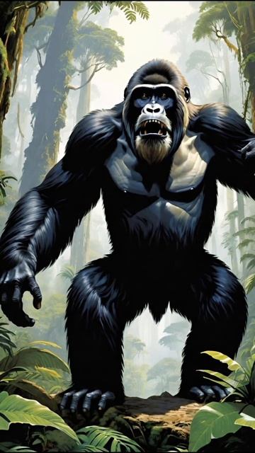 Гигантопитек. Gigantopithecus 🦧 #древниймир #animals #age #history смотреть онлайн