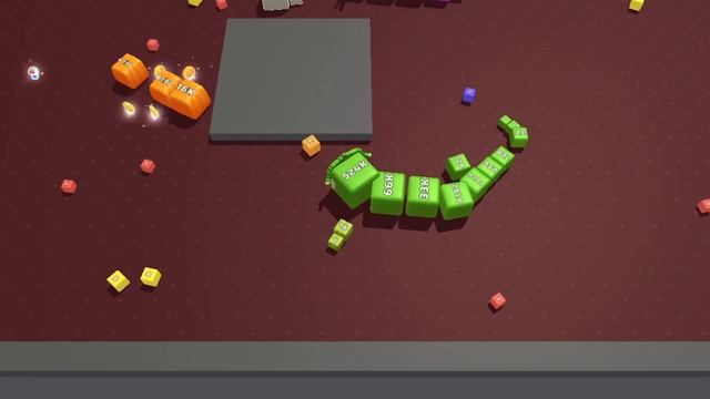 Cube 2048.io Game 🎲 A NEW GAME-NEW RECORD 🎲 CUBES SNAKE 2048.io Gameplay смотреть онлайн