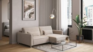 Обзор дизайна MOON 005 (угловой диван с механизмом "пантограф")