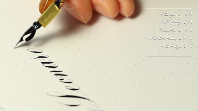 Leonardt Steno 40 Calligraphy Nib Review by Master Penman Connie Chen смотреть онлайн