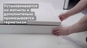 Ulitka Сборка каркаса и экрана для поддона 90х90, 100х100 в белом цвете