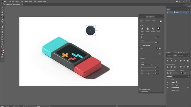 How To Create 3d Nintendo Switch  In Adobe Illustrator 2022