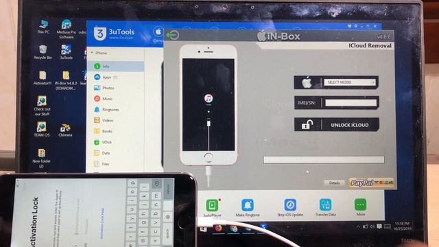 IN-Box V4.8.0 Tool Free IPhone ICloud Lock Remove Any IOS Unlock