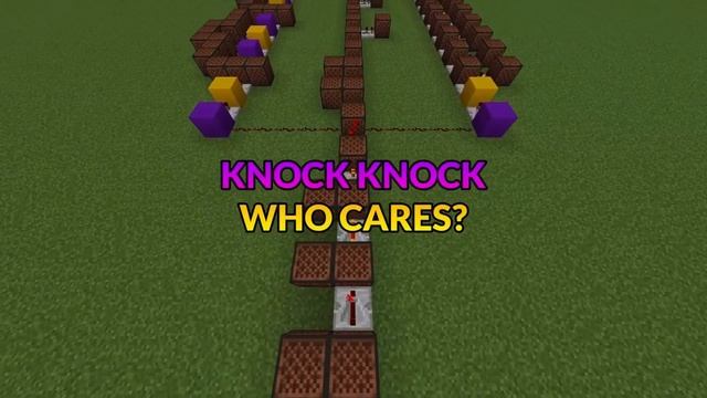 KNOCK KNOCK WHO CARES? (Jax's Song) | Minecraft Note Block Cover! (The Amazing Digital Circus)
