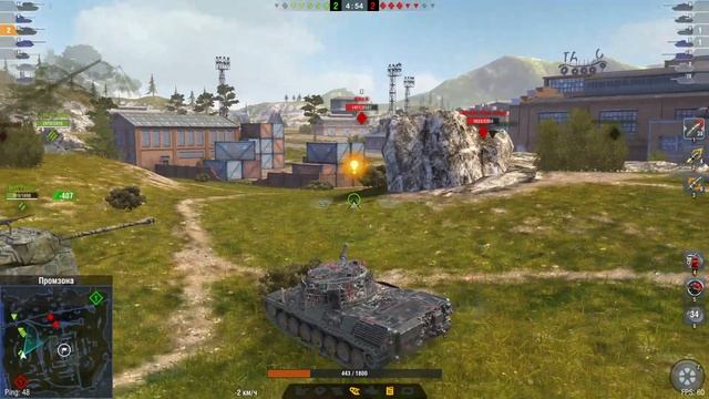 Tanks Blitz . WOT Blitz 10.4.0 / Leopard 1 смотреть онлайн