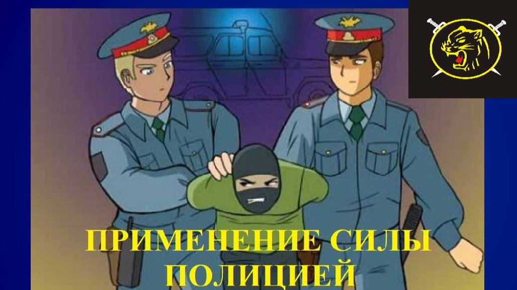 Полиция производит задержание хулигана.