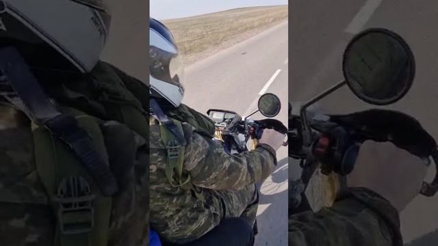 в степях Казахстана.