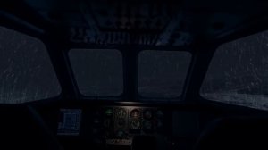 Шум волн и дождя🌙 Бурная ночь в середине океана - засните под шум шторма