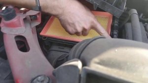 Замена воздушного фильтра Chevrolet Tracker,Chevrolet Trax,Opel Mokka.1.8 motor.