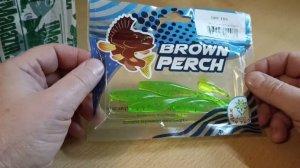 Распаковка посылки с силиконовой приманкой Brown Perch Sir