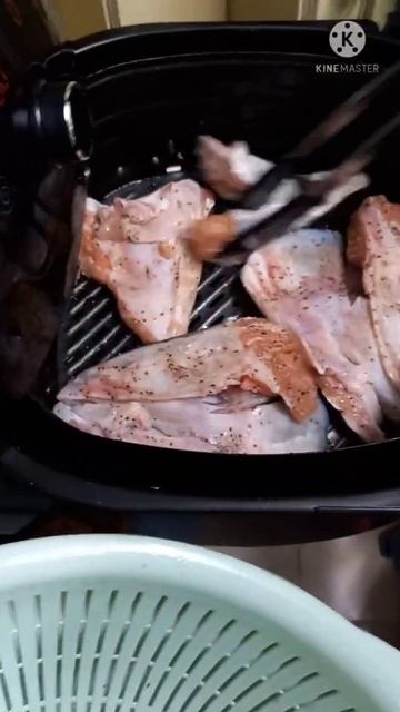 Big Head Salmon Fish Baked On AIRFYER#Shorts