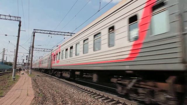 [РЖД][МЖД] Электровоз ЧС2К с поездом 201 смотреть онлайн