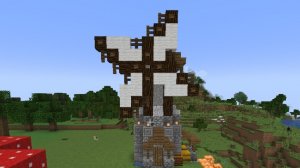 СТРОЮ МЕЛЬНИЦУ В МАЙНКРАФТЕ