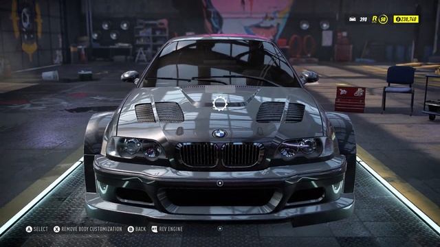 Need for Speed Heat Gameplay - BMW M3 E46 GTR | Customization смотреть онлайн
