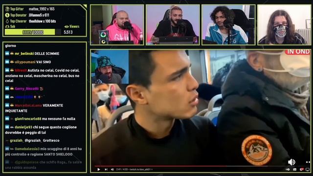 IL CERBERO PODCAST REAGISCE A DON ALI CHE LITIGA SUL TRAM CON UN EX POLIZIOTTO смотреть онлайн