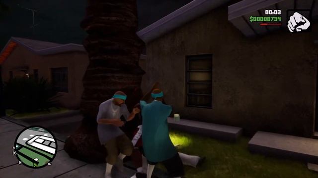 Aztecas catch CJ on there turf | GTA:SAN (Definitive Edition) смотреть онлайн
