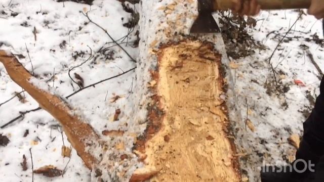 Постройка лагеря в лесу!Стол из поваленого дерева! смотреть онлайн