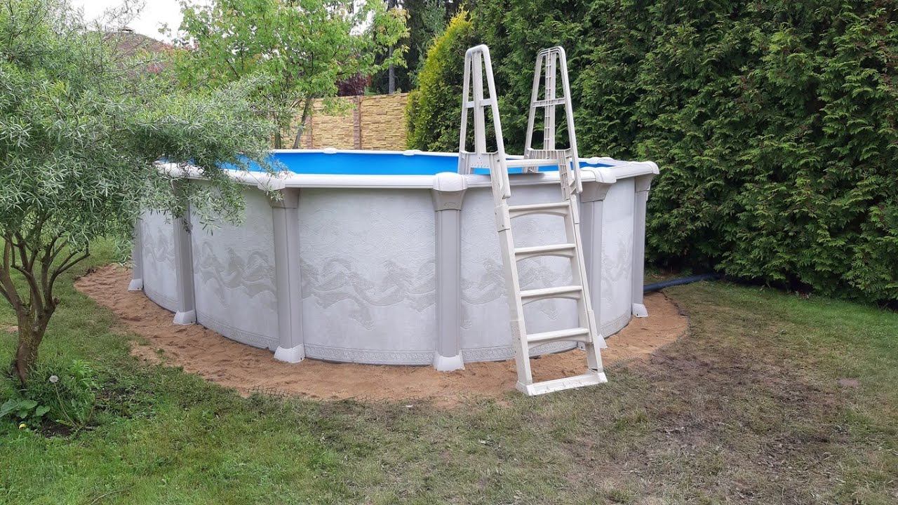 Бассейн 5.5х3.7 с Полным Комплектом Оборудования. Сборка каркасного бассейна под ключ смотреть онлайн