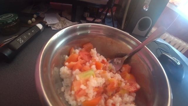 Рисовая каша с помидорами и ДЗЕН