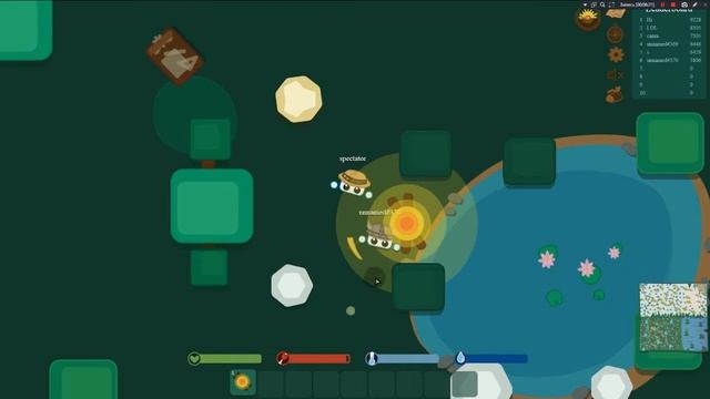 Starve io. Учимся играть.Первое видео смотреть онлайн