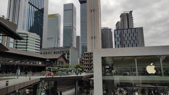 [4K]Walking Tour Around Chengdu Taikoo Li, One Of The Most Famous CBD In China|Chengdu Skyline