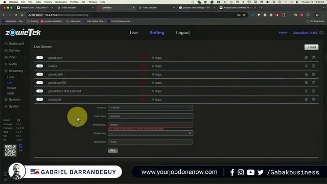 Zowie Box 4K MID Video Encoder for youtube streaming live смотреть онлайн