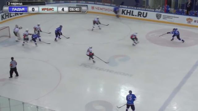 Чемпионат МХЛ. Сезон 2016-2017 "Ладья" - "Ирбис" - 1:7 Обзор смотреть онлайн