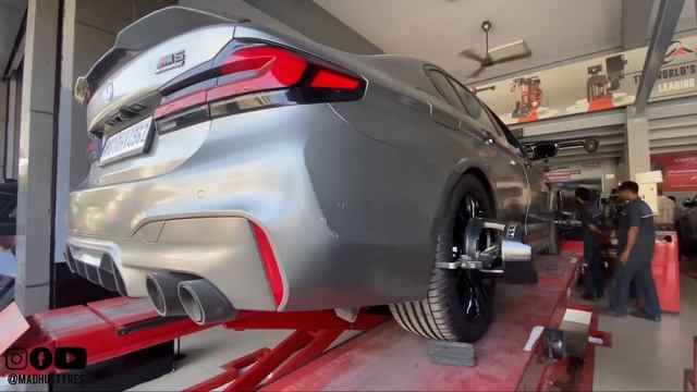 BMW M5 Competition || Michelin Pilot Sport 4 SUV || Madhus Tyre Centre || Bangalore смотреть онлайн