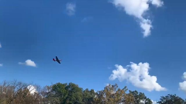 Volantax P-51 Flying in High Wind смотреть онлайн