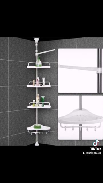 Полка угловая для ванной комнаты Multi Corner Shelf 363 COціна опт / дроп -900грн #полка смотреть онлайн