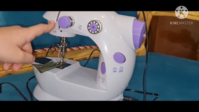 أكبر مكينة بالعالم|| تعالو شوفو هلمكينه الوحلوةةة MINI SEWINC MACHINE SM-202A смотреть онлайн
