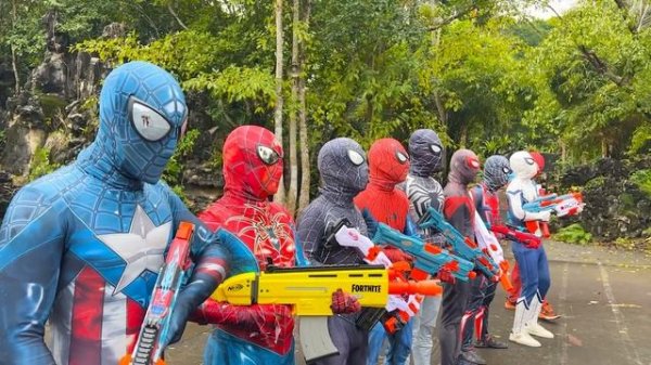 PRO 9 SUPERHERO TEAM || TEAM SPIDER-MAN vs SUPER BAD-HERO TEAM !!! ( Funny Action Real Life )