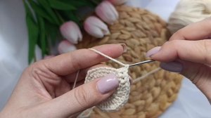 Как вязать прибавки столбиками с накидом - пр ссн