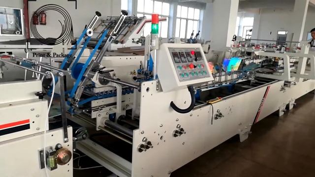 Фальцевально склеивающая линия для коробок из картона и гофрокартона с самоскладным дном SHH 1250E смотреть онлайн