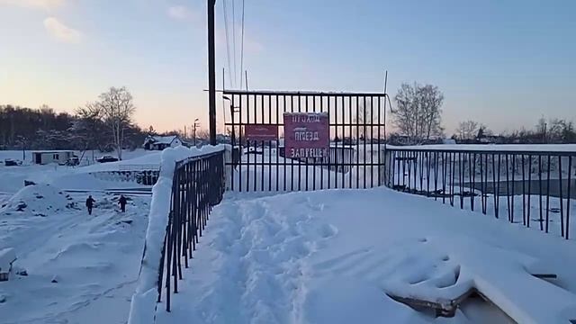 Тамбов. Река Цна.  21.01.24 Вс. Часть 4.