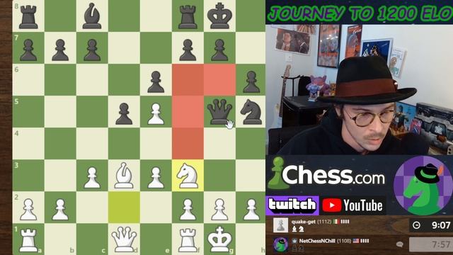 Chess Journey To 1200 ELO Day 60 смотреть онлайн