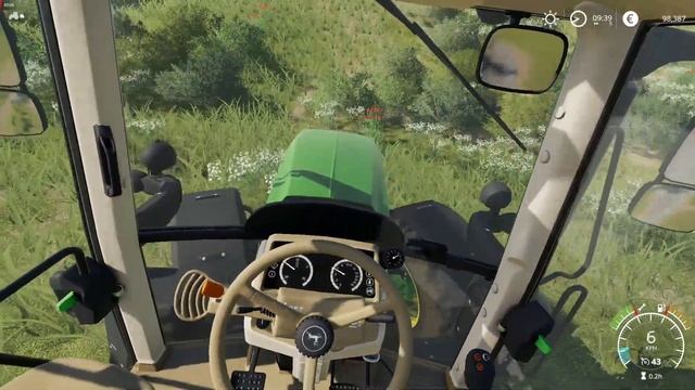 Farming Simulator 19 - Plowing: John Deere 6155M + Agromasz Poh 5 смотреть онлайн