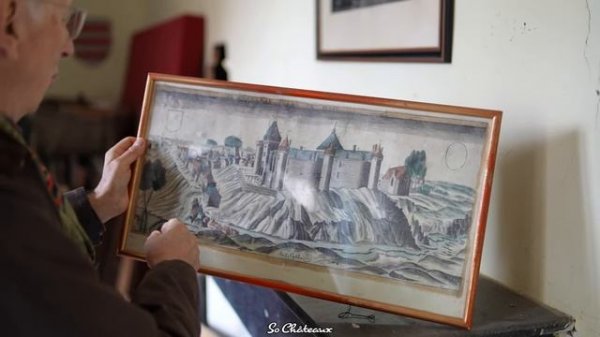 Château de Culan: Visite Avec Son Nouveau Propriétaire Avant Restauration